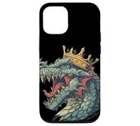 Nice Dragon with Cartoon Crown Case for iPhone 12/12 Pro
