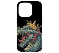 Nice Dragon with Cartoon Crown Case for iPhone 14 Pro