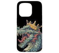 Nice Dragon with Cartoon Crown Case for iPhone 15 Pro