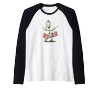 Nice Drummer Spoon Costume for Drums and Rock Lovers Raglan Baseball Tee