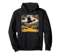 Nice Eagle Costume with German City View and Nature Pullover Hoodie