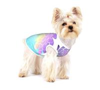 Nice Feathers Cotton Dog Shirt – Soft Breathable Dog Shirt for Dogs Cats Boy Girl Pet Tshirt,Suitable for Small Pets