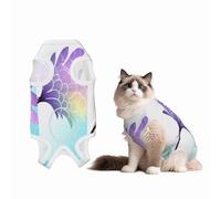 Nice Feathers Recovery Suit for Dogs Cats After Surgery, Soft Cotton Post-Surgery Suit for Male and Female Pet