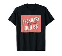 Nice February Blues Speech with Guitar Costume T-Shirt