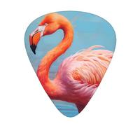 Nice flamingo Guitar picks, 12-pack of wear-resistant guitar picks for guitar, bass, electric guitar, ukulele, thin, medium and heavy