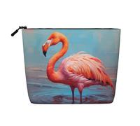 Nice flamingo Women's toiletry and cosmetic bag, unisex toiletry storage bag, personal care storage bag