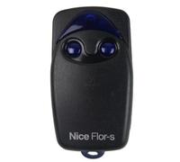NICE Flo2r-s - 2 Buttons - Rolling Code 433 - Original Remote Control Nice FLo2r s - Black Shell