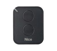 NICE FLO2RE remote control for automating gates and garage doors, ON2E/A transmitter with two buttons (for NICE RB400 and NICE RB1000 gates), black