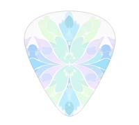 Nice floral pattern 12 Pack Guitar Picks Plectrums,4 pieces in each of 3 sizes, Suitable for a wide range of stringed instruments