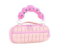 Nice Fog Shaped Pen Planner Portable Handle Large Capacity Compartment for Writing Supplies School Foundations Cute Cloud Design Pencil Pouch, Oh!