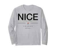 Nice France Souvenir Nice Gift Travel to France Nice City Long Sleeve T-Shirt