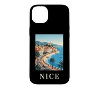 Nice France Town French Riviera Coastal Retro Travel Case for iPhone 14 Plus
