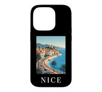 Nice France Town French Riviera Coastal Retro Travel Case for iPhone 14 Pro