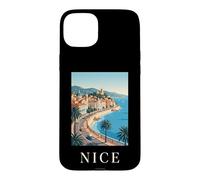 Nice France Town French Riviera Coastal Retro Travel Case for iPhone 15 Plus