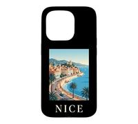 Nice France Town French Riviera Coastal Retro Travel Case for iPhone 15 Pro