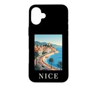 Nice France Town French Riviera Coastal Retro Travel Case for iPhone 16 Plus
