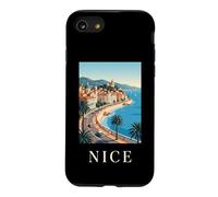Nice France Town French Riviera Coastal Retro Travel Case for iPhone SE (2020) / 7/8