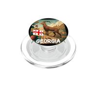 Nice Georgia Nature View with Alpine Ibex Animal Costume PopSockets PopGrip for MagSafe