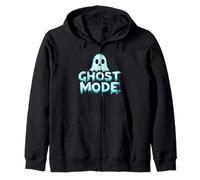 Nice Ghost Mode Speech for a Funny and Spooky Look Zip Hoodie
