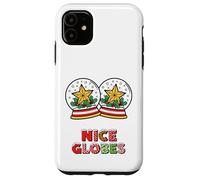 Nice Globes Funny Christmas Rude Snow Globe Festive Fun Case for iPhone 11