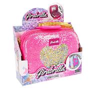 Nice Group - Girabrilla Make Up Case - Makeup Case 02550C - Pink Heart Gold