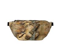 Nice Guitar Print Crossbody Fanny Pack With Adjustable Strap Waist Bags Hip Pack For Traveling Running Hiking