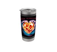 Nice Heart Saying Text Lists to Your Heart Stainless Steel Insulated Tumbler