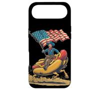 Nice Hotdog Ride with Cowboy for Barbecue and Weenies Lovers Case for iPhone Air
