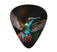 Nice hummingbird Guitar picks in thin, medium, and thick sizes, 12-piece set, suitable for electric guitar and various instruments