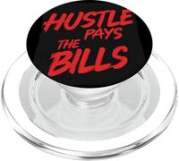 Nice Hustle Pays the Bills Speech Look PopSockets PopGrip for MagSafe