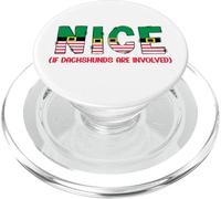 Nice If Dachshunds Are Involved Funny Dog Christmas Santa PopSockets PopGrip for MagSafe