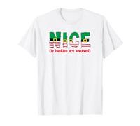 Nice If Huskies are Involved Funny Dog Christmas Santa T-Shirt