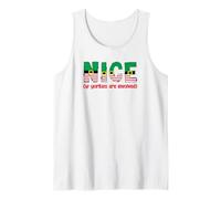 Nice If Yorkies are Involved Funny Dog Christmas Santa Tank Top