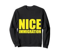 NICE Immigration for Nice Immigration ICE Agents Patriotic Sweatshirt