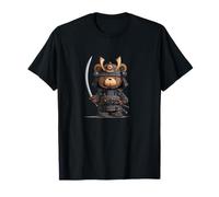 Nice Japanese Teddy Bear in Samurai Look Costume T-Shirt