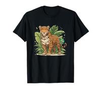 Nice Jungle Cat for Jaguar and Brazil Lovers T-Shirt