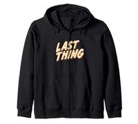 Nice Last Thing Emblem Zip Hoodie