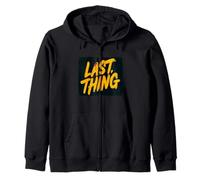 Nice Last Thing Speech for Adults and Kids Zip Hoodie
