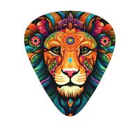Nice lion Guitar picks in thin, medium, and thick sizes, 12-piece set, suitable for electric guitar and various instruments