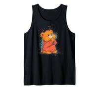Nice Looking Teddy Bear Praying Costume Tank Top
