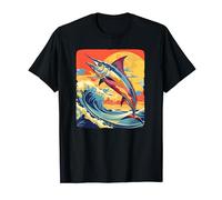 Nice Marlin Fish with Crest for Swordfish and fishing Fans T-Shirt