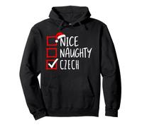 Nice Naughty Czech Roots Heritage Christmas Pullover Hoodie