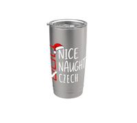 Nice Naughty Czech Roots Heritage Christmas Stainless Steel Insulated Tumbler