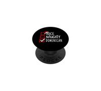 Nice Naughty Dominican Roots Heritage Christmas PopSockets Adhesive PopGrip