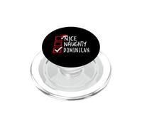 Nice Naughty Dominican Roots Heritage Christmas PopSockets PopGrip for MagSafe