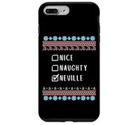 Nice, Naughty, Neville Christmas Ugly Sweater Style Case for iPhone 7 Plus/8 Plus