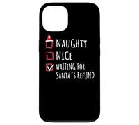 Nice Naughty Waiting For Santa’s Refund List Shirt Xmas Case for iPhone 13