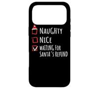 Nice Naughty Waiting For Santa’s Refund List Shirt Xmas Case for iPhone 17 Pro Max