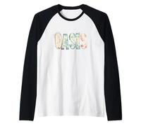 Nice Oasis Statement for Man and Woman Raglan Baseball Tee