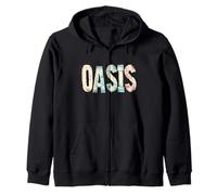 Nice Oasis Statement for Man and Woman Zip Hoodie